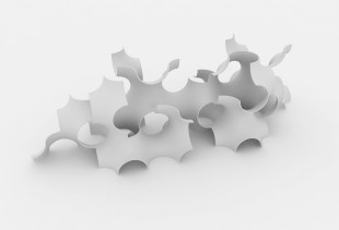 Flake ceramic